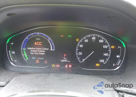 2018 Honda Accord Hybrid from USA, damaged, VIN 1HGCV3F1XJA012329